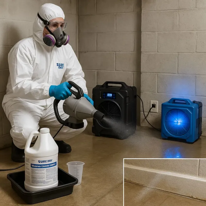 Sanitization and Odor Removal process in Plainfield, CT