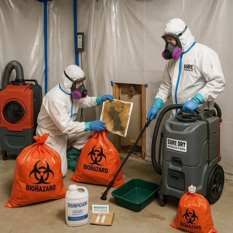 Contaminated Water Handling Protocols process in Plainfield, CT
