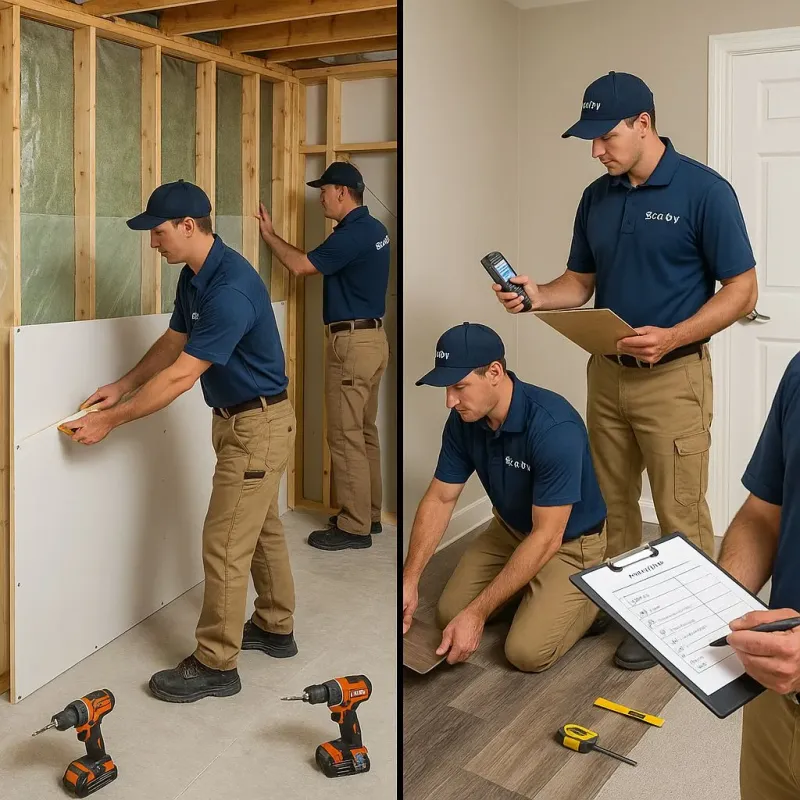 Repairs and Reconstruction process in Plainfield, CT